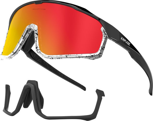 KAPVOE Sportsonnenbrille, Photochrome, polarisiert, Unisex, Vollrand - Bild 1