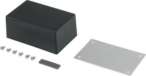 TRU Components Universal-Gehäuse 98003C9 530086 aus ABS und Metall, Schwarz, B: 83,5 cm, T: 53,5 cm, H: 35 cm - Bild 1