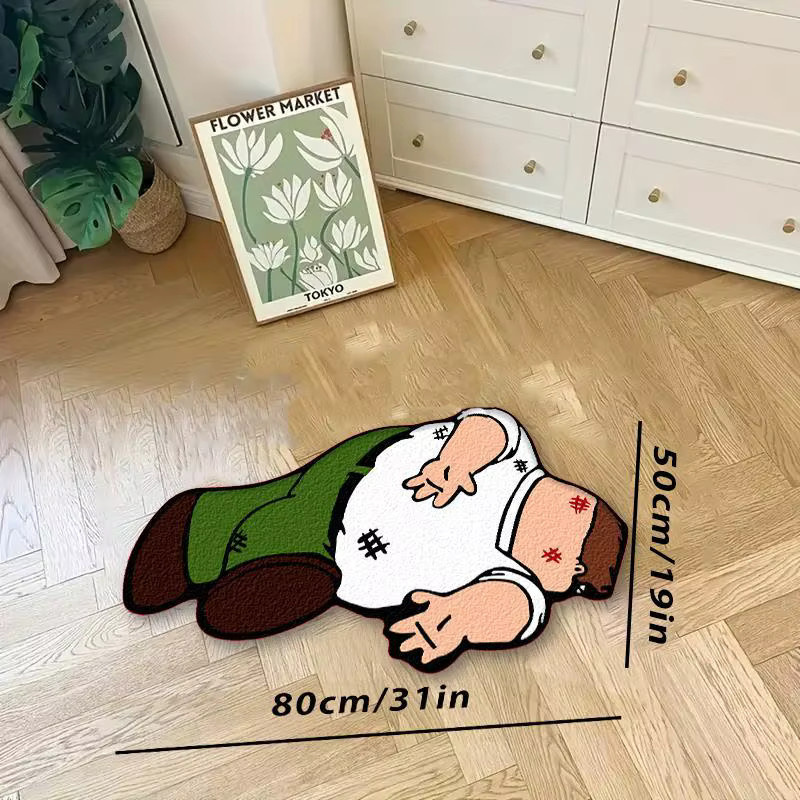 VIKAMA Weiche Teppichmatte mit Cartoon-Motiv für Kinder, Mehrfarbig, ideal für Schlafzimmer und Wohnzimmer - Bild 2