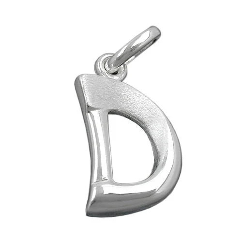 Colfem Anhänger Buchstabe D, 925 Silber, Unisex - Bild 1
