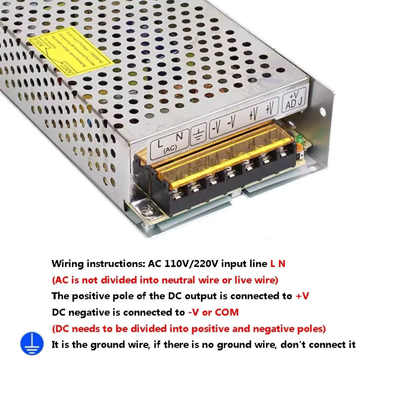Schaltnetzteil AEVYVKV AC 110 V 220 V zu DC 5 V 12 V 24 V für LED-Streifen und SMPS Transformatoren - Bild 3