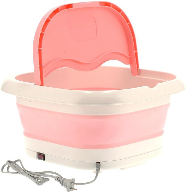 aimo Elektrischer Fußbad Massager, Faltbar, Pink - Bild 1