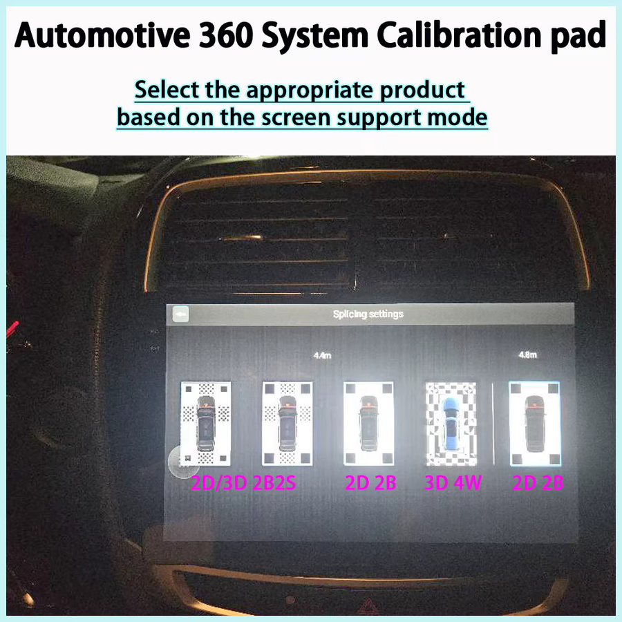 Bhorse 360-Grad-Panorama-Kamerasystem für Android Auto mit 3D AHD 1080P/720P und Kalibrierungstüchern in Schwarz - Bild 3