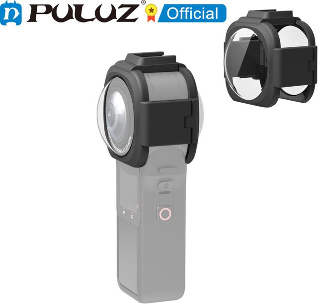 PULUZ Objektivschutz-Schutzhülle für Insta360 ONE RS 1 Zoll 360 Edition in Schwarz - Bild 1