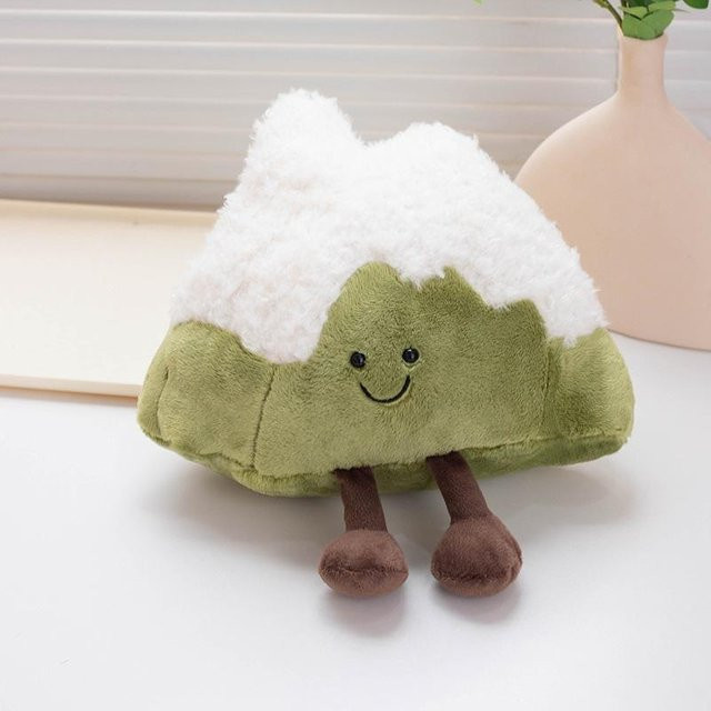 Kidsly Aprikosenlamm Schneebär Plüschkissen, Plüschpuppe, 30cm - Bild 1