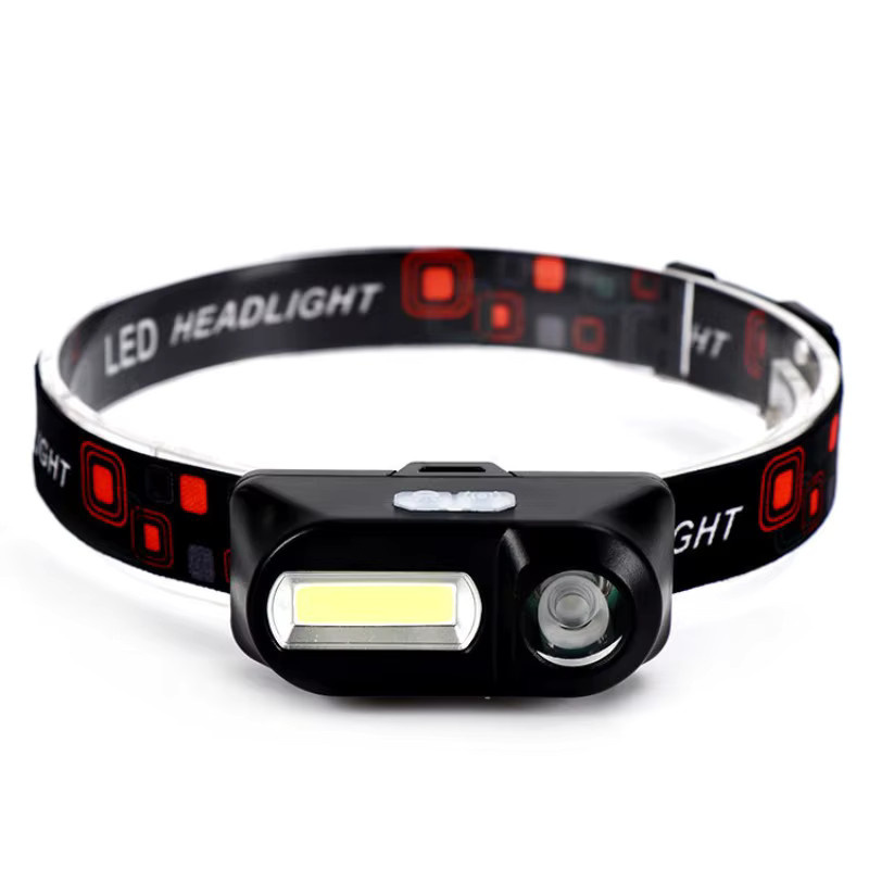 XIWANGFIRE LED und COB Stirnlampe in Schwarz mit 800 lm, wiederaufladbar via USB, wasserdicht mit 6 Modi für Arbeit und Outdoor - Bild 7