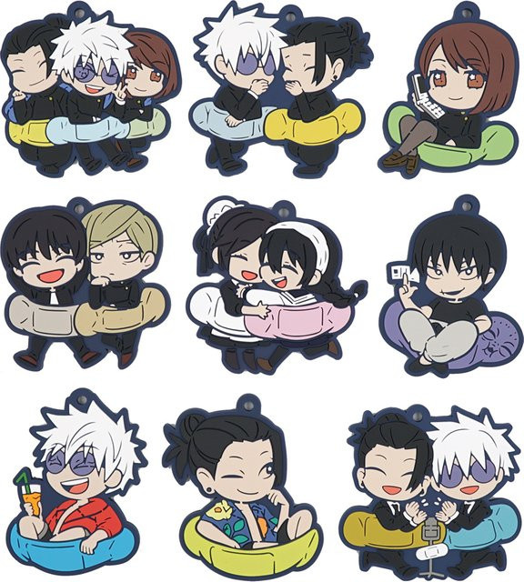 Bandai Jujutsu Kaisen Gummi-Schlüsselanhänger - Bild 1