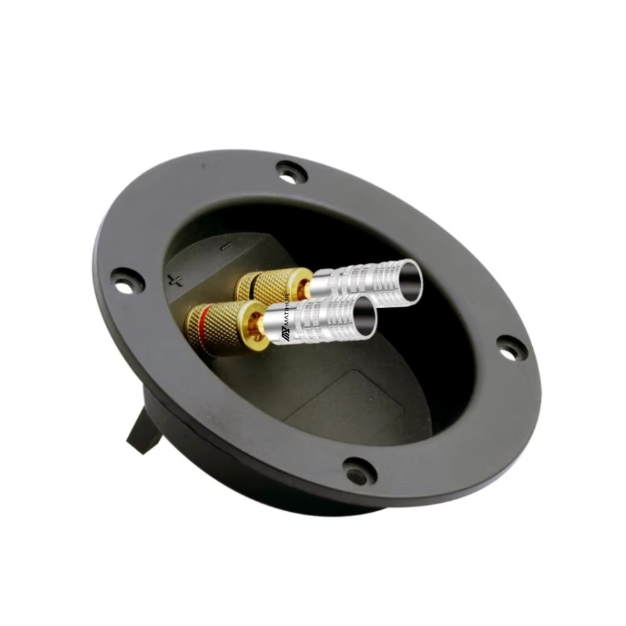 MATIHUR Bananenstecker 24 Karat vergoldet mit Schraubverschluss für Audio-Buchsen und Lautsprecher, 20 Stück, Gold - Bild 2