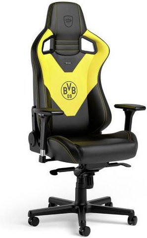 Noblechairs EPIC Borussia Dortmund Edition Gaming-Stuhl Schwarz-Gelb aus Kunstleder - Bild 1