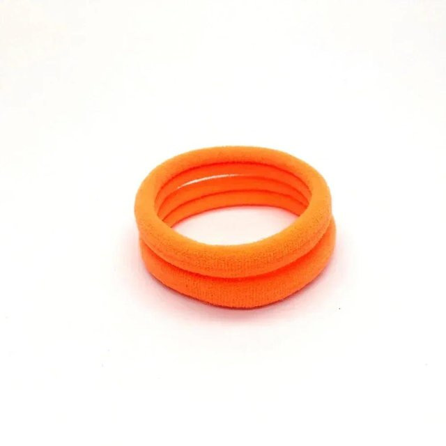 YULIN Haargummis, orange, Damen, Mädchen, 4 cm - Bild 1