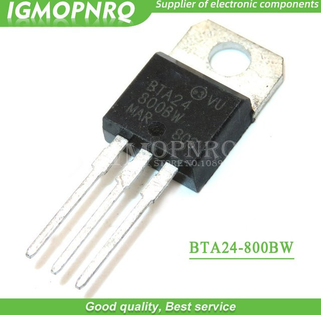 10 Stück BTA24-800BW BTA24-800B BTA24-600BW BTA24-600B Thyristor TO-220 in Schwarz - Bild 1