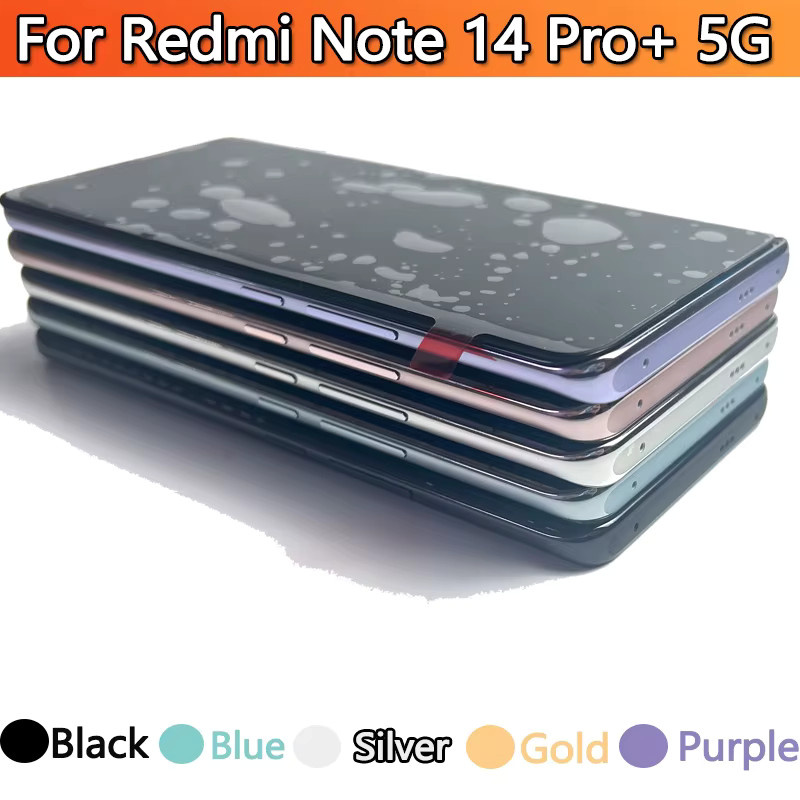 Xiaomi Redmi Note 14 Pro+ 5G AMOLED Display Ersatz mit Touchscreen in Schwarz - Bild 4