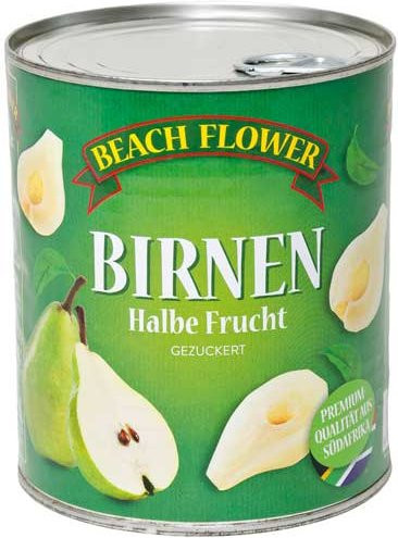 Beach Flower Birnen-Hälften gezuckert 460 g - Bild 1