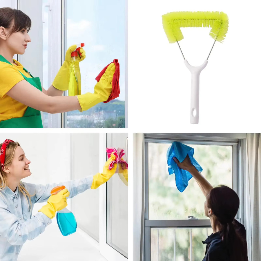 Untior Teleskopischer Mikrofaserkleiner Staubwedel mit ausziehbarem Griff zur Reinigung von Fensterläden, Jalousien und Lüftungsschlitzen - Bild 2