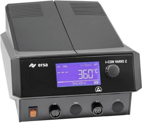 Ersa 0ICV2035HP Lötstation-Versorgungseinheit 200W in Schwarz, Temperaturbereich 150 - 450°C - Bild 1