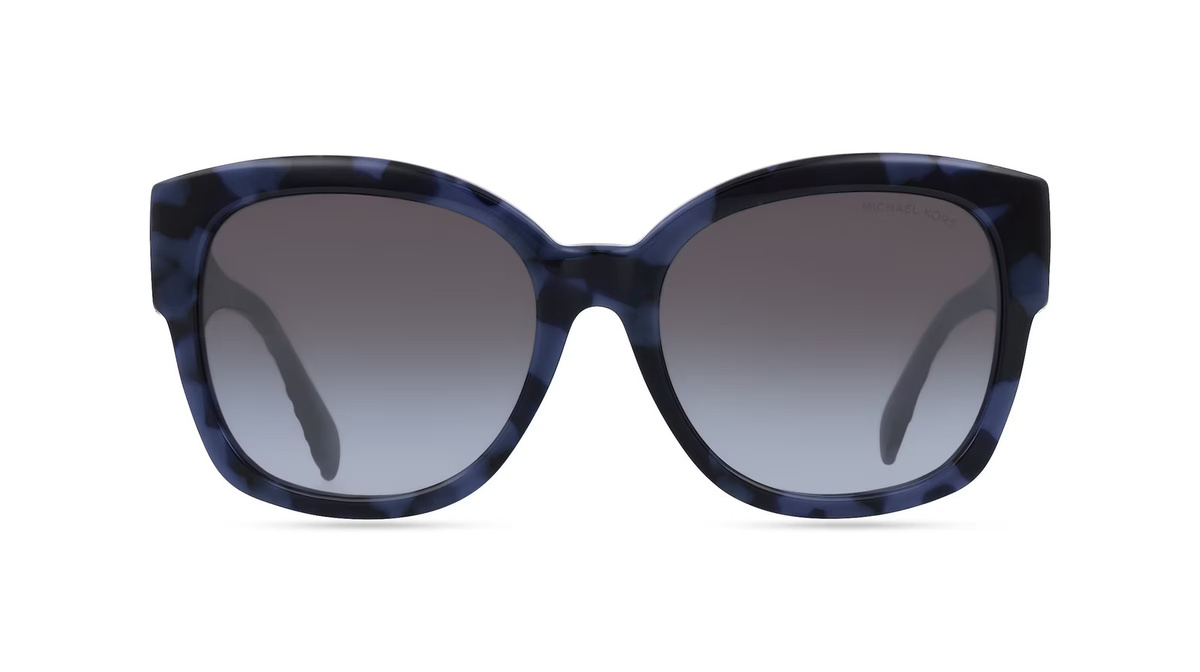 Michael Kors MK2164 BAJA Sonnenbrille, Vollrand, Quadratisch, Acetat, Blau, Damen - Bild 1