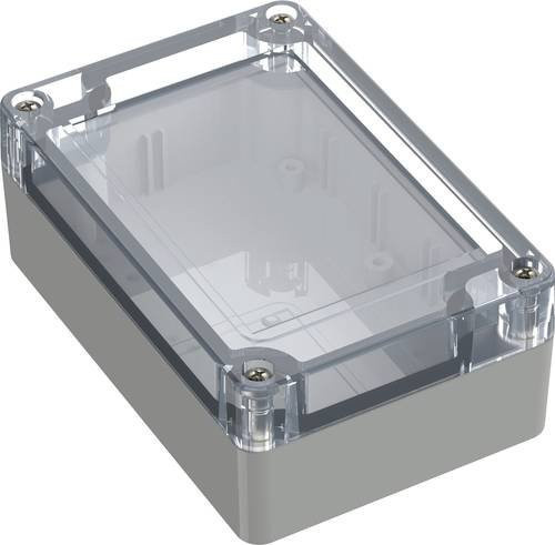 TRU COMPONENTS Universal-Gehäuse TC-10860468 aus ABS-PC in Lichtgrau, B/T/H: 105 x 70 x 40 mm - Bild 1