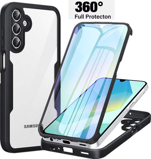 Schutzhülle für Samsung Galaxy A57 A37 A27 A17 5G A56 A36 A26 A16 5G A55 A35 A25 in Schwarz - Bild 1