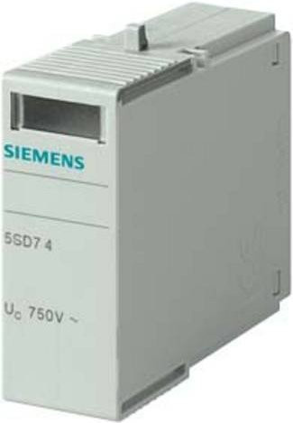 Siemens Steckteil Typ 2 in Grau, UC 750V AC, für 5SD7481-1 und 5SD7483-5 - Bild 1