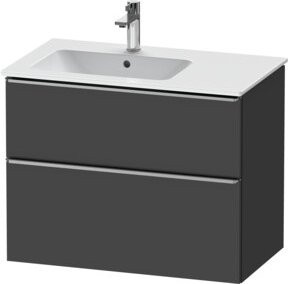 Duravit Waschtischunterschrank D-Neo in Grau Matt, B/T: 81 x 46,2 cm - Bild 1