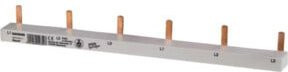 Siemens Indus.Sector Stiftsammelschiene 5ST3615-1 grau, Festlänge: 210 mm, 10 Stück - Bild 1