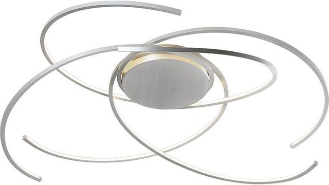 Escale Space 80 LED-Deckenleuchte aus Aluminium geschliffen in Silber, dimmbar, 2700K - Bild 1