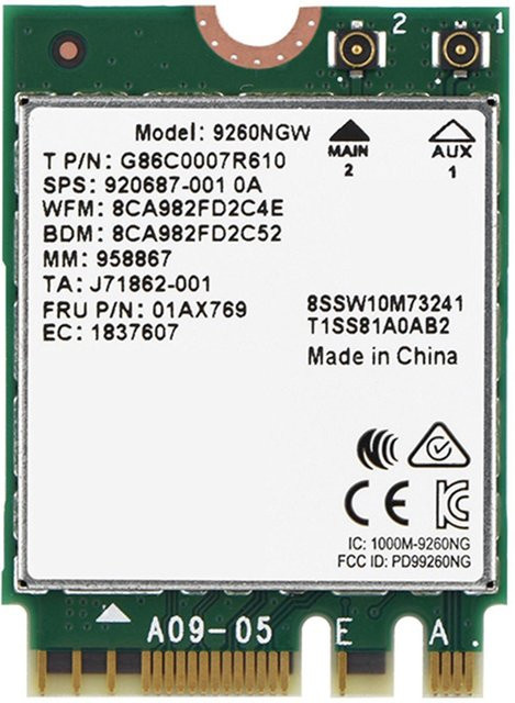 Igeteck Dualband WLAN-Karte mit Bluetooth 5.0 für NGFF M.2 PC und Laptop - Bild 1