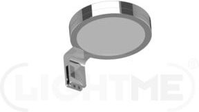 LIGHTME LED-Spiegelleuchte LM85632 in Chrom mit GX53 Sockel und modernem Design - Bild 1