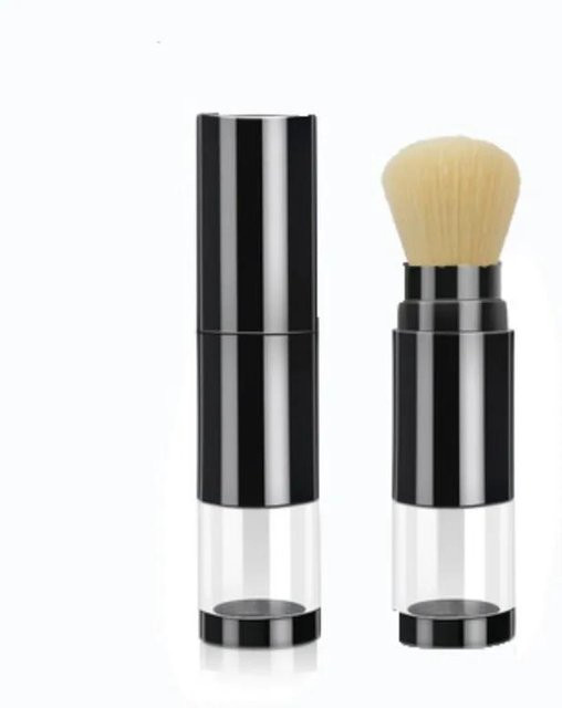 jinmeige 2-in-1 Foundation Pinsel mit nachfüllbarer Streupuder Flasche - Bild 1
