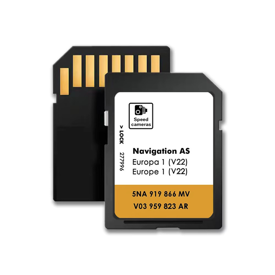AOLAISTAR GPS-Karte für VW Discover Media Navigation AS V22, Europa Version 2025, SD-Karte 32GB, Schwarz - Bild 6