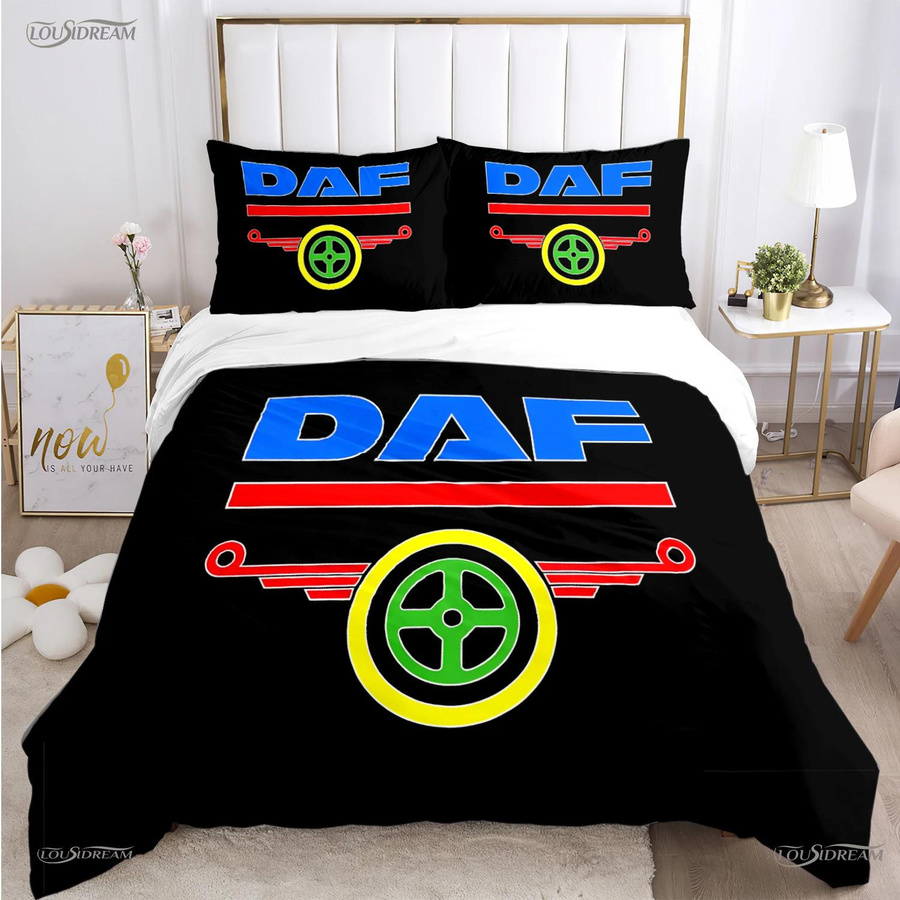 Casal Daf Truck Ganzjahres-Bettwäscheset mit Steppdeckenbezug und Kissenbezügen, Single, B: 140 cm, H: 210 cm, 3-teilig - Bild 1