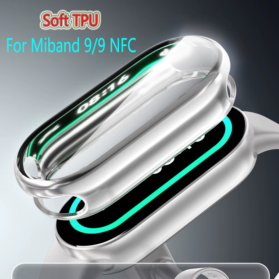 I LOVE LUO TPU-Hülle für Xiaomi Mi Band 9 NFC, Weiß, Transparent - Bild 5