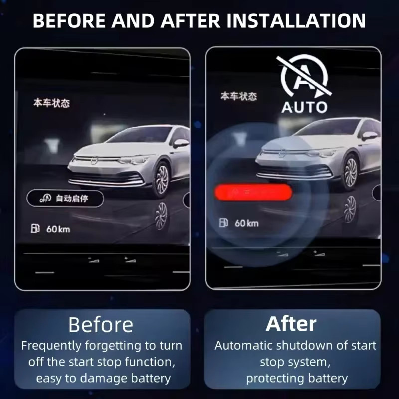 Soarhorse Automatischer Stop-Start-System Eliminator Smart Cancel Sensor Stecker in Blau für Toyota RAV4 XA50 2019-2024 - Bild 3