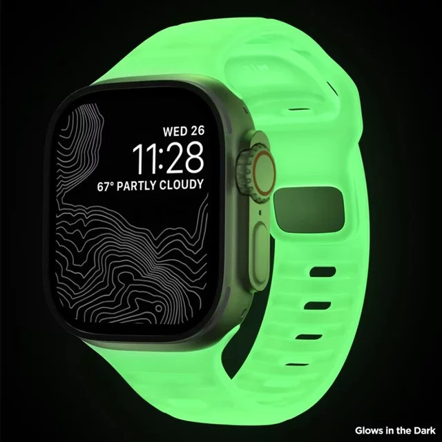 HUBANDE Uhrenarmband Silikon, Weiß, Unisex - Bild 1