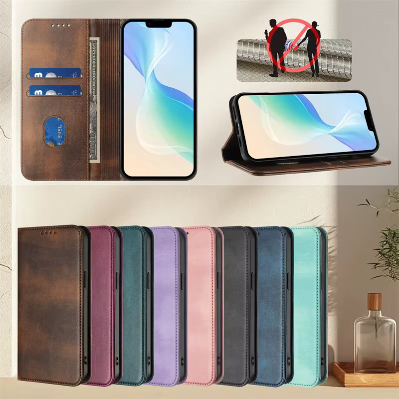 Note70T Magnetische Leder-Brieftaschen-Handyhülle für Realme 16 Pro+ 15 14 13 GT8 GT7 C85 C71 P4 P3 Pro - Bild 1