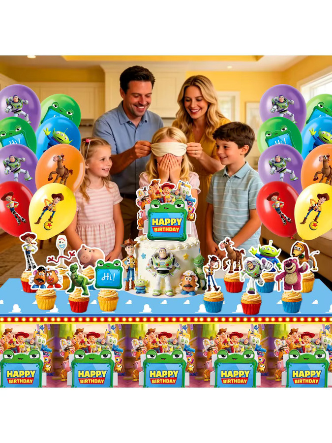 Disney Toy Story 5 Geburtstagsspiel-Party-Banner-Set, Partydekoration - Bild 4