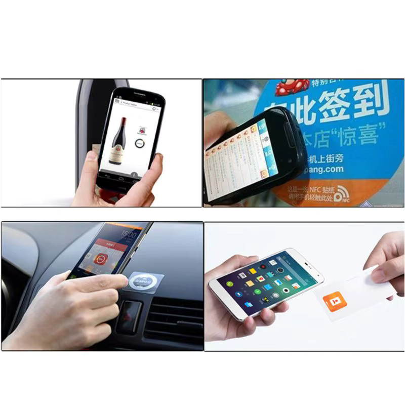YEVERAXIN Ntag213 NFC Aufkleber 13,56 MHz ISO14443A Universal RFID Label Wet Inlay für aktivierte Telefone - Bild 3