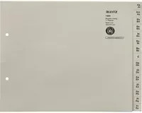Leitz A-Z Register mit 60 Registerblättern in A4, Grau-Weiß - Bild 1