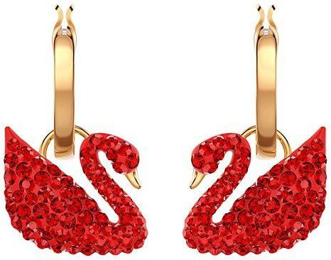 Swarovski Ohrringe, Rot, Kristall, Damen - Bild 1