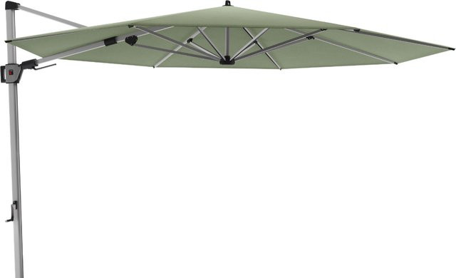 Knirps Ampelschirm Hyperion Prestige 340 in Silber mit Premium Acrylgewebe und Aluminiumgestell, Durchmesser: 340 cm - Bild 1