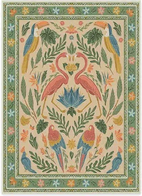 BC-Warm Home Orientalscher Teppich im Boho-Stil, rutschfest und waschbar, B/B: 120 x 160 cm - Bild 1