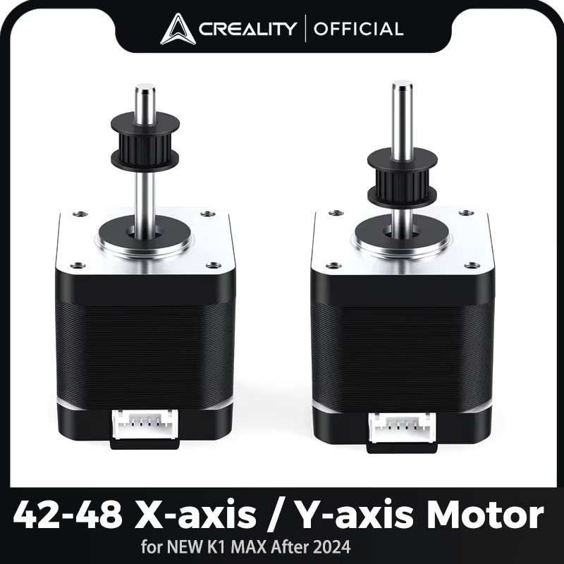 Creality Schrittmotor Modell 42-48 für X-Achse und Y-Achse passend für K1 MAX 3D-Drucker (Version nach 2024) in Schwarz - Bild 3