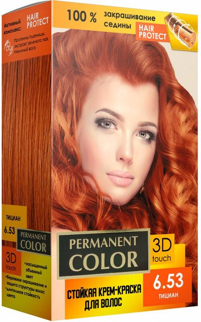 Elixir - Pharm Permanent Color Haarfärbung, Titian 6.53, Creme - Bild 1
