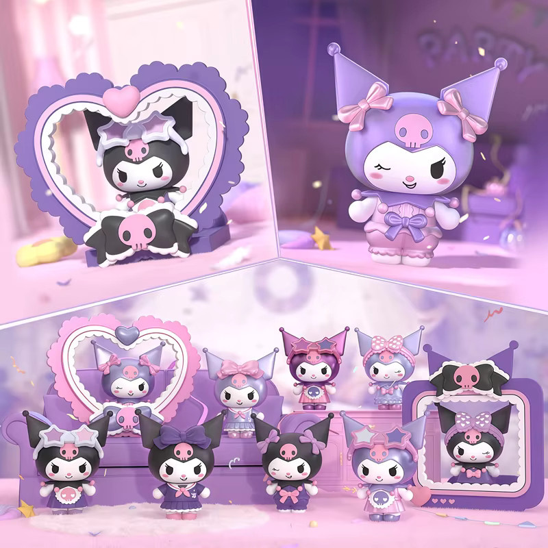BLOKEES Sanrio Kuromi Anime Action Figur Magnetisches Spielzeug Blind Box für die Desktop Dekoration in Multicolor - Bild 2