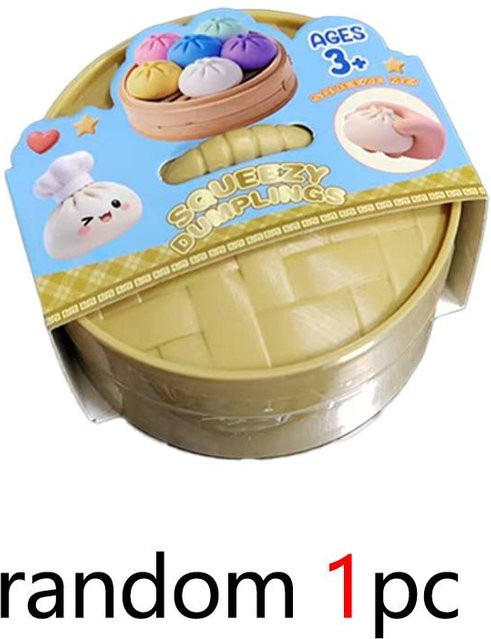 Topmix Dumpling Quetschies Stressbälle, Fidget Sensorikspielzeug, mit Dampfgarer - Bild 1