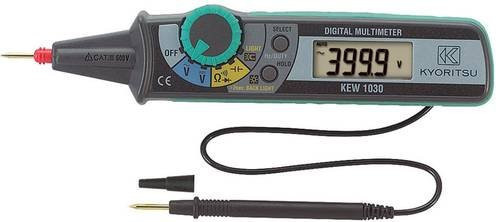 Kyoritsu KEW-1030 Hand-Multimeter CAT III 600V in Grau - Bild 1