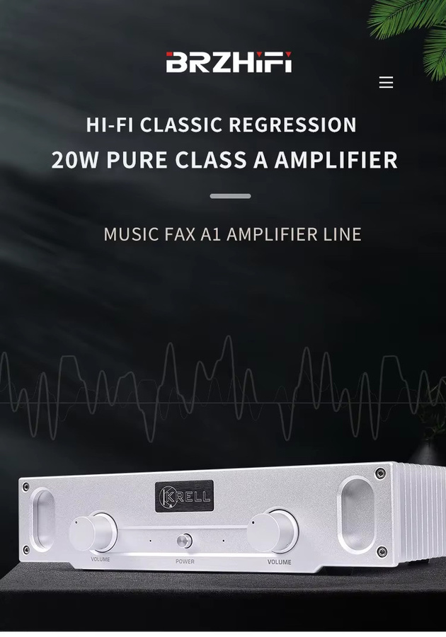 Musical Fidelity A1 Circuit 20W Pure Class A HiFi Stereo Leistungsverstärker in Silber - Bild 2