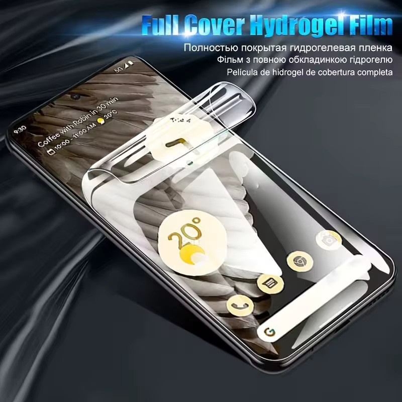 3 Stück Hydrogelfolie Displayschutzfolie für Google Pixel 6, 6a, 7, 7a, 8, 8a, 6 Pro, 7 Pro und 8 Pro in Transparent - Bild 2