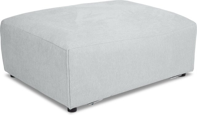 Zwischenhocker SANSIBAR MJOLDEN in Grau mit Stoffbezug, B/T/H: 42 x 61 x 23 cm - Bild 1