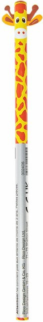 Rico Design Bleistift Giraffe aus Holz in Gelb - Bild 1